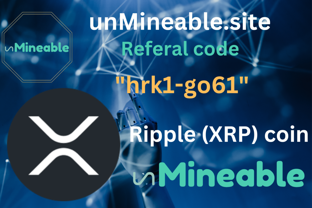 Ripple (XRP) coin mining referral code: unmineable